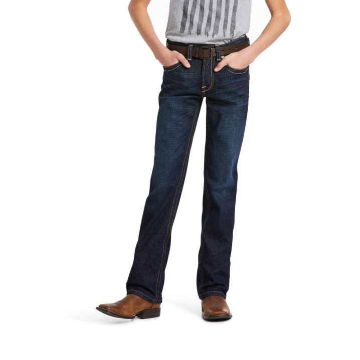 Ariat B5 Slim Esteban Stackable Straight Leg Jean Blau Waschen | bPBnwt3n