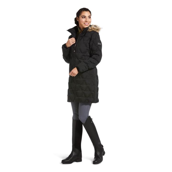 Ariat Barrow Insulated Down Coat Schwarz | 8yQ0anlt