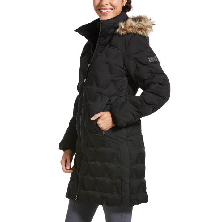 Ariat Barrow Insulated Down Coat Schwarz | 8yQ0anlt