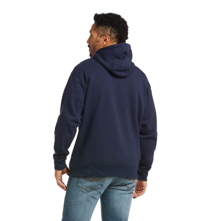 Ariat Basic Hoodie Sweatshirt Navy | UArxt60M