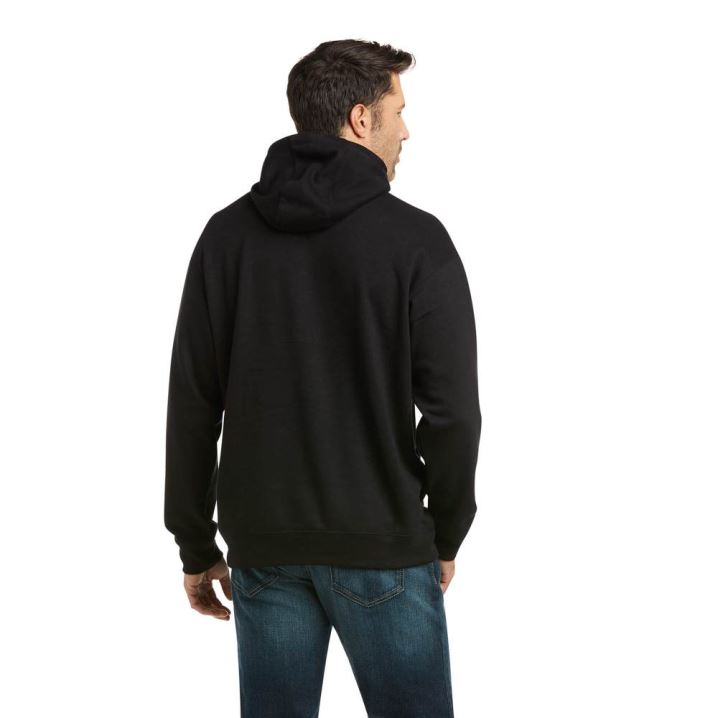 Ariat Basic Hoodie Sweatshirt Schwarz | p7DxbfG7