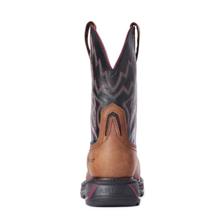 Ariat Big Rig Wasserdichte Composite Kappe Arbeits Boot Braun | mSPJJguV