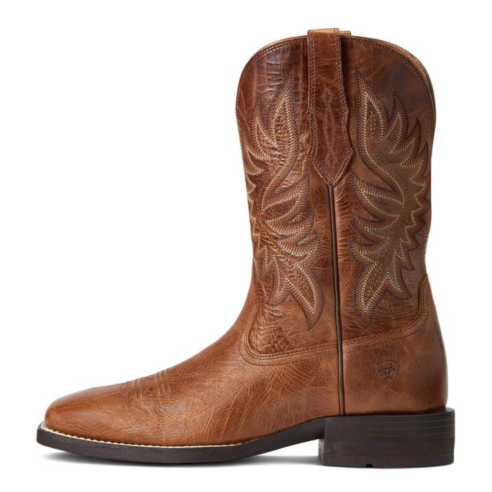 Ariat Brander Western Boot Dunkelbraun | PqH5awpI