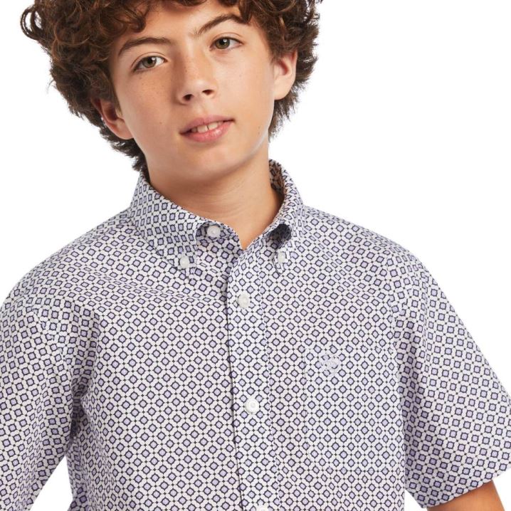 Ariat Brecken Klassische Fit Shirt Lavendel | WwybbKjk