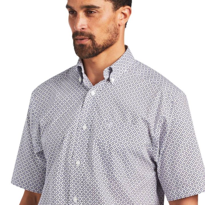 Ariat Brecken Klassische Fit Shirt Lavendel | waVuNsxM