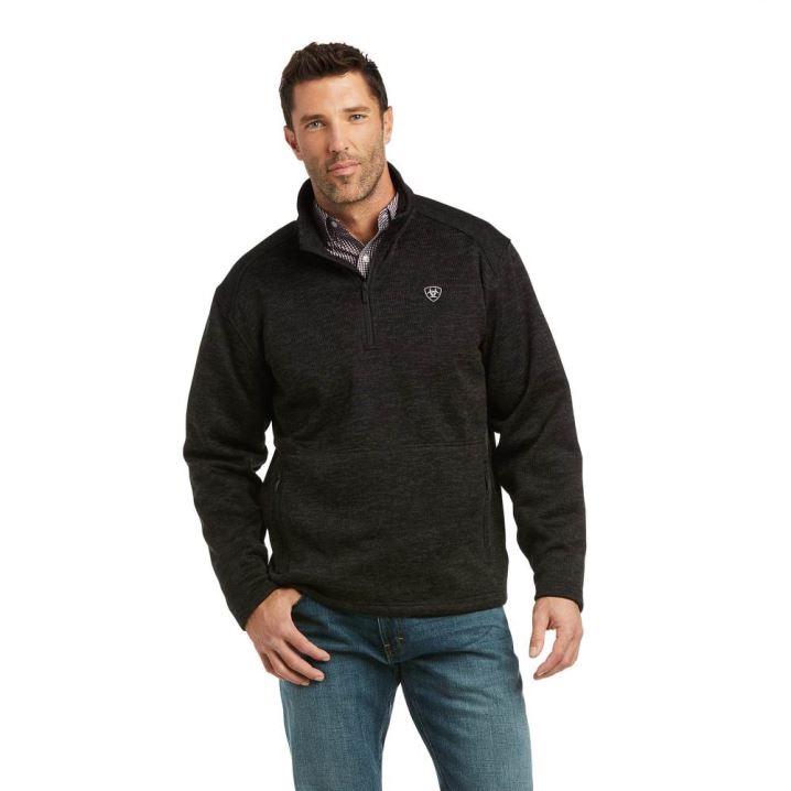 Ariat Caldwell 1/4 Zip Tiefesgrau | 9u6Akvb0