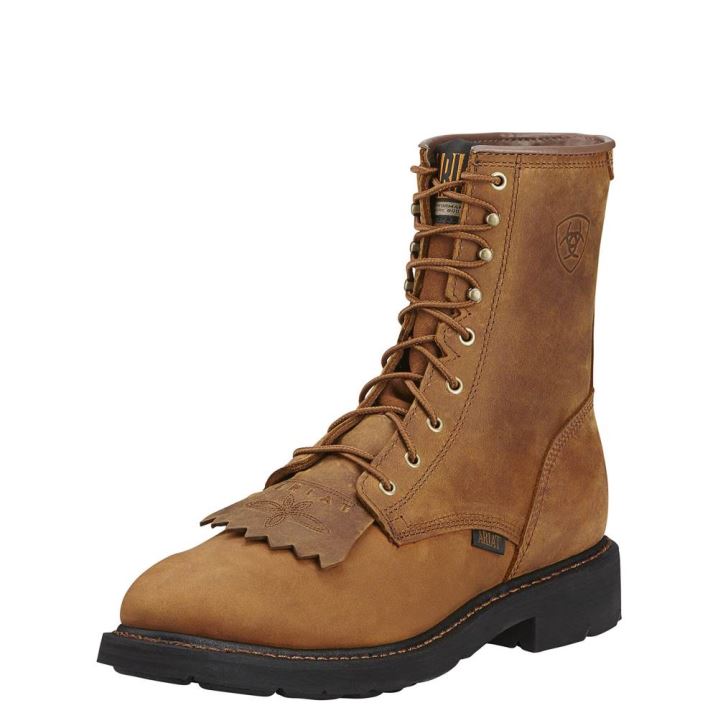 Ariat Cascade 8" Arbeits Boot Aged Bark | FVvjKB8m