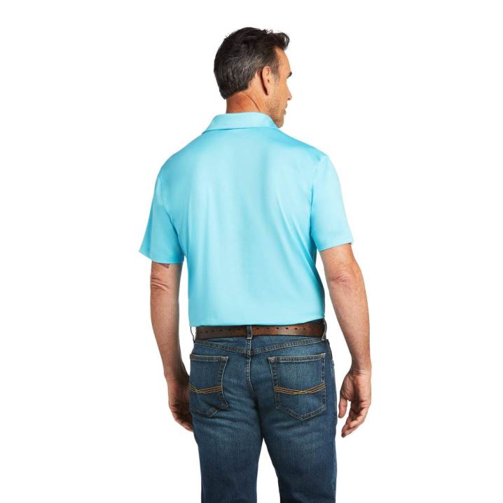 Ariat Charger 2.0 Fitted Polo Bachelor Button | 8V4bT28n