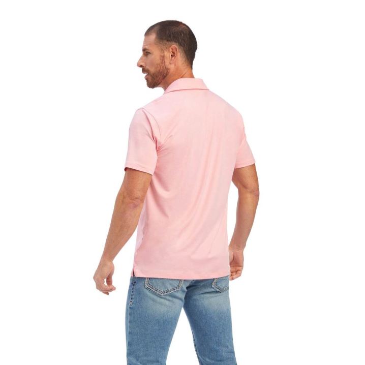 Ariat Charger 2.0 Fitted Polo Peony | lKwIVoZQ