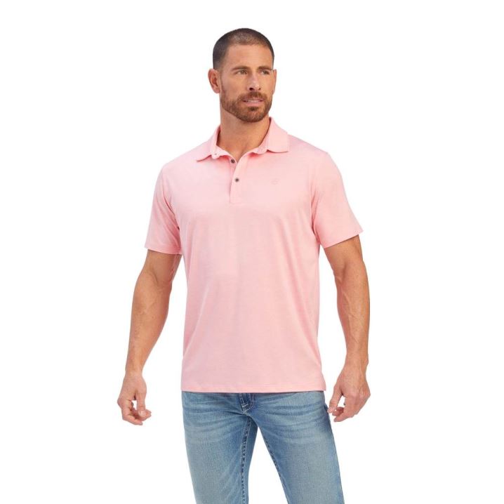 Ariat Charger 2.0 Fitted Polo Peony | lKwIVoZQ