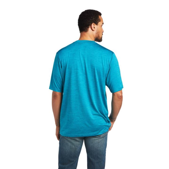 Ariat Charger Basic T-Shirt Young Turq | JxXwzZOu