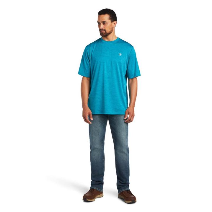 Ariat Charger Basic T-Shirt Young Turq | JxXwzZOu