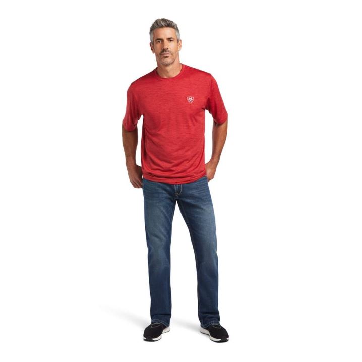 Ariat Charger Vertical Flag Tee Scooter | 3AG0HcyB