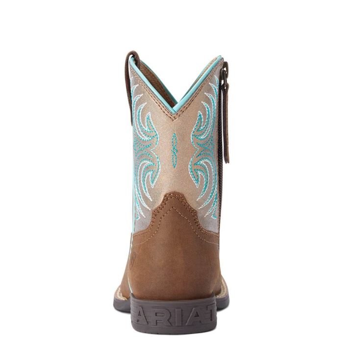 Ariat Child Storm Western Boot Rich Clay | ATNCZmYs