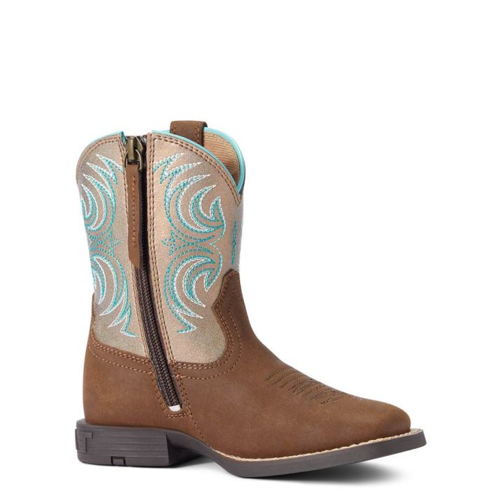 Ariat Child Storm Western Boot Rich Clay | ATNCZmYs