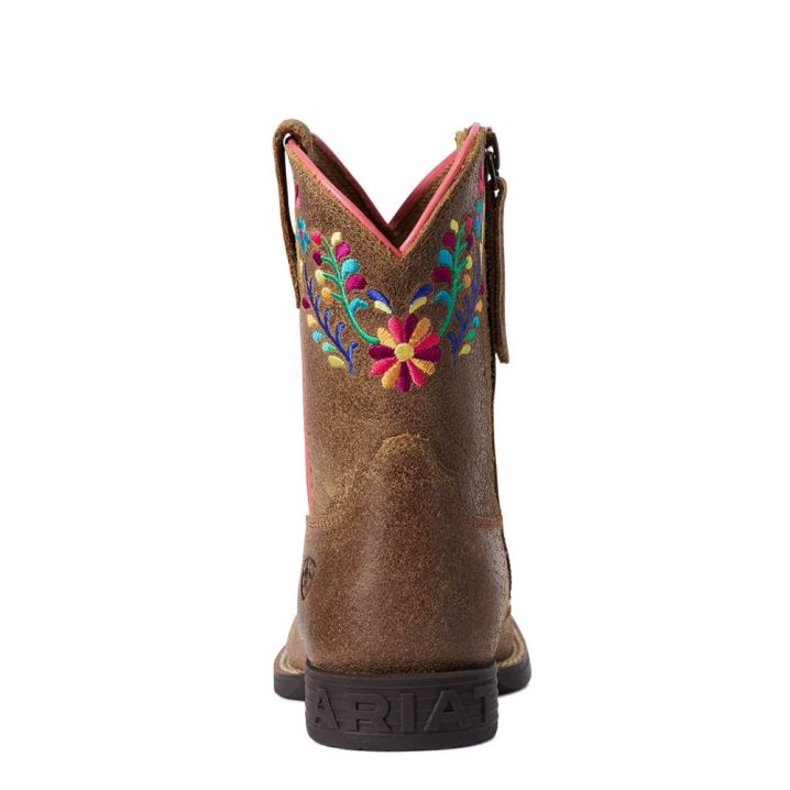 Ariat Child Wild Flower Western Boot Braun | XPZInAJj