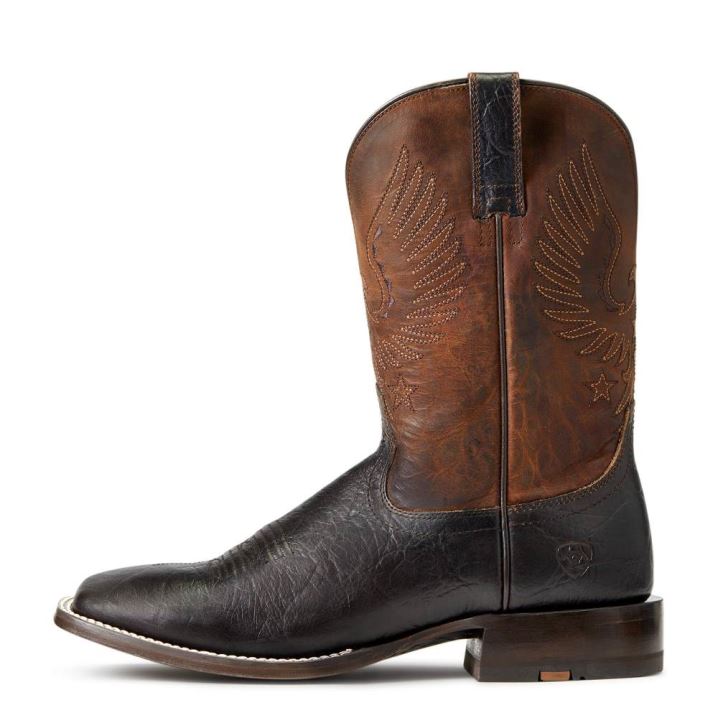 Ariat Circuit Eagle Western Boot Braun | 30PGj0dr