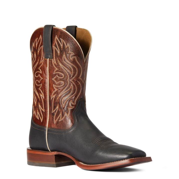 Ariat Circuit Greeley Western Boot Schwarz | YyoiEQOY