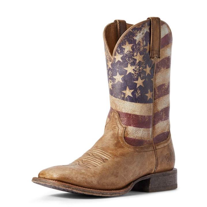 Ariat Circuit Proud Western Boot Beige | VniL8aLt