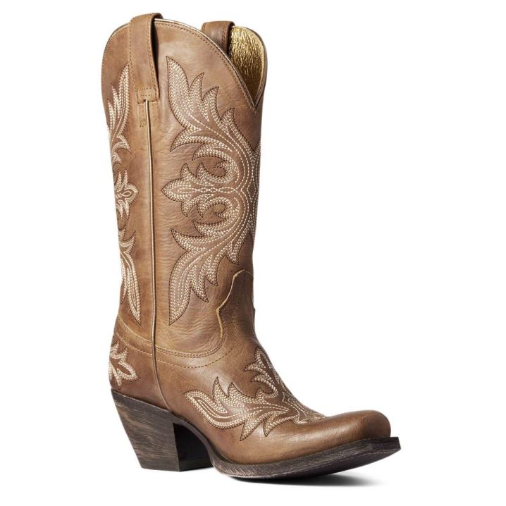 Ariat Circuit Rosewood Western Boot Beige | yu0MQmyM