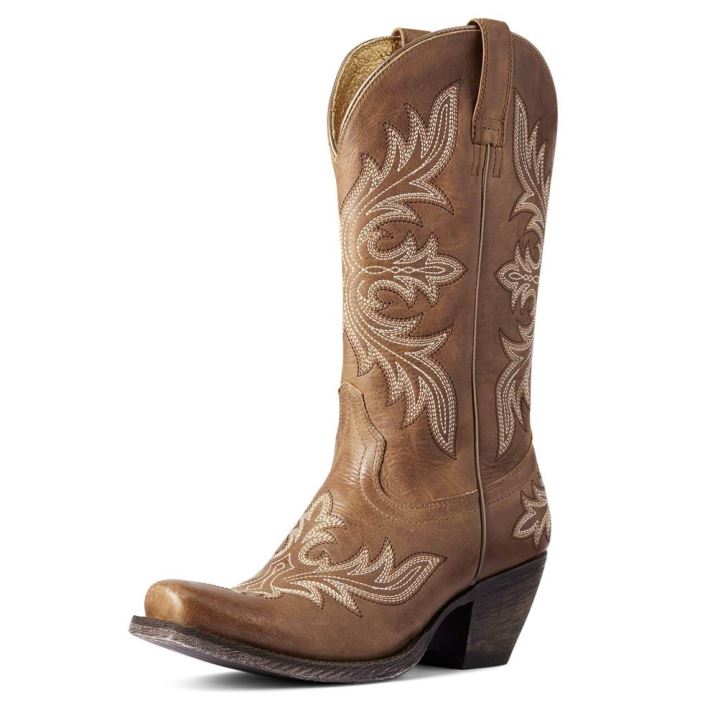 Ariat Circuit Rosewood Western Boot Beige | yu0MQmyM