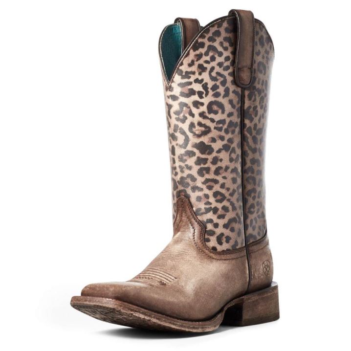 Ariat Circuit Savanna Western Boot Beige | W9luvLOV