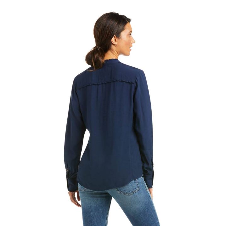 Ariat Clara Blouse Navy | ahqDqqCF