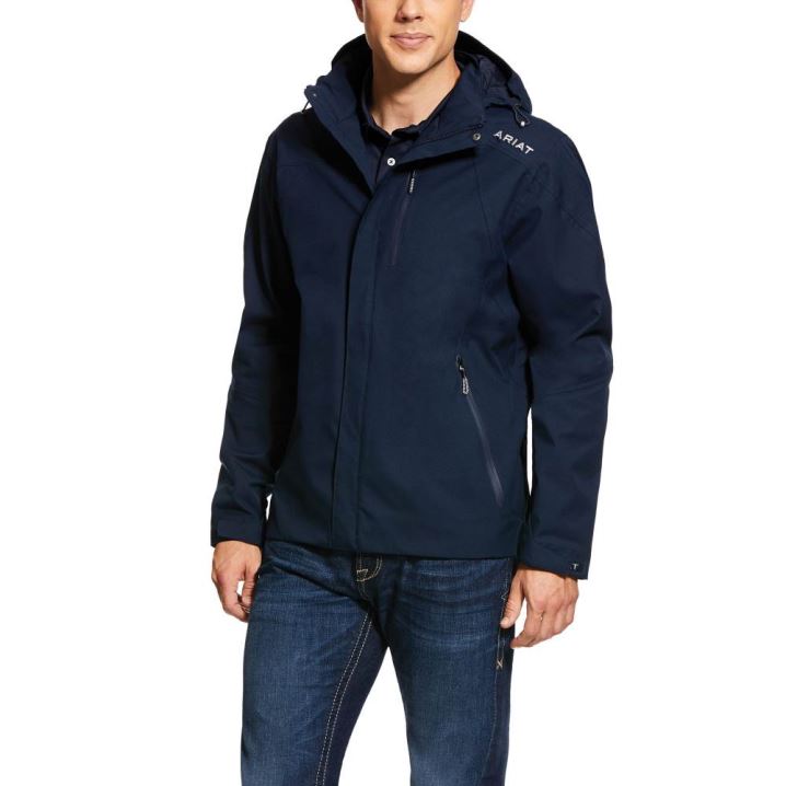 Ariat Coastal Wasserdichte Jacket Navy | Vh13z3nu