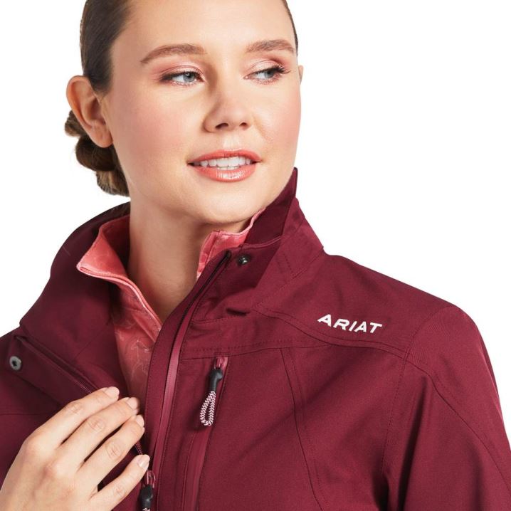 Ariat Coastal Wasserdichte Jacket Zinfandel | IQLn7mIC