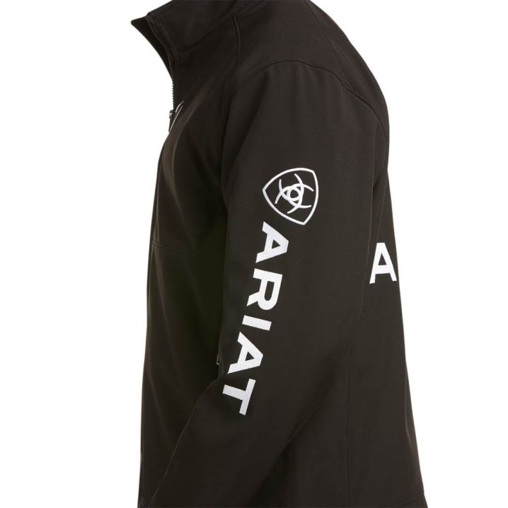 Ariat Compton Cowboys Ariat Logo 2.0 Softshell Jacket Schwarz | aAK1HdME