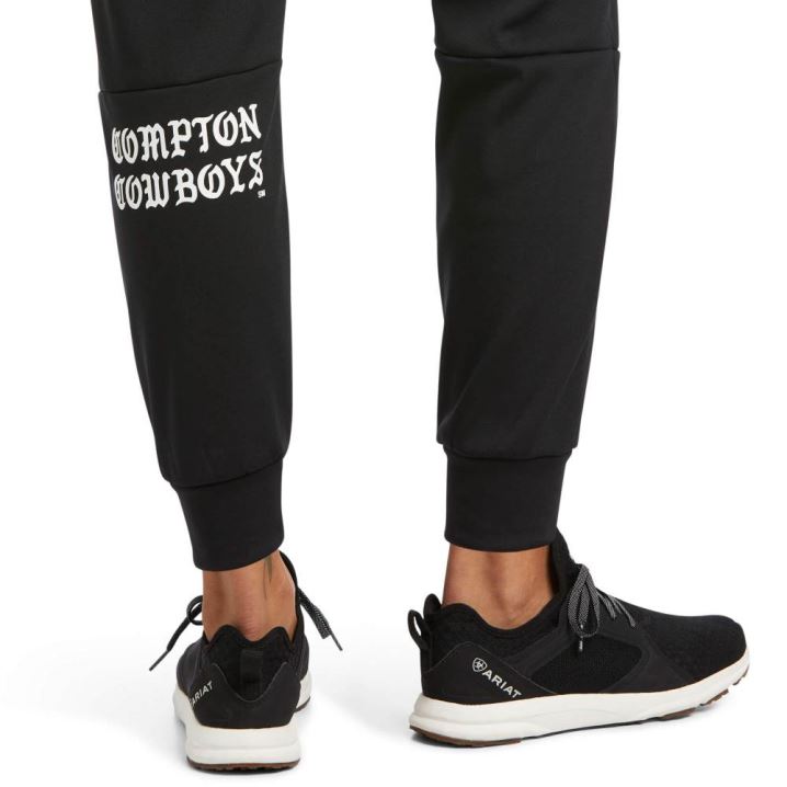 Ariat Compton Cowboys Jogger Sweatpants Schwarz | m2W6qBQt