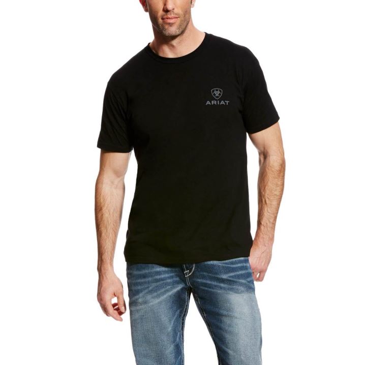 Ariat Corps Tee Schwarz | gVKOm1gw