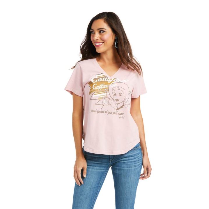 Ariat Cowgirl Coffee Tee Zephyr | p82ypegz