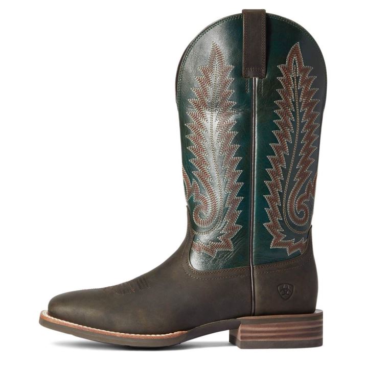 Ariat Creston Western Boot Braun | CVJMkFIb