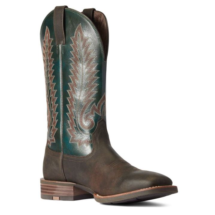 Ariat Creston Western Boot Braun | CVJMkFIb