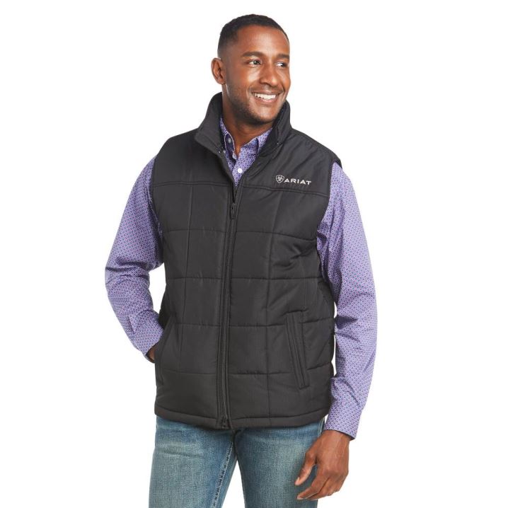 Ariat Crius Insulated Vest Schwarz | o9cpyk63