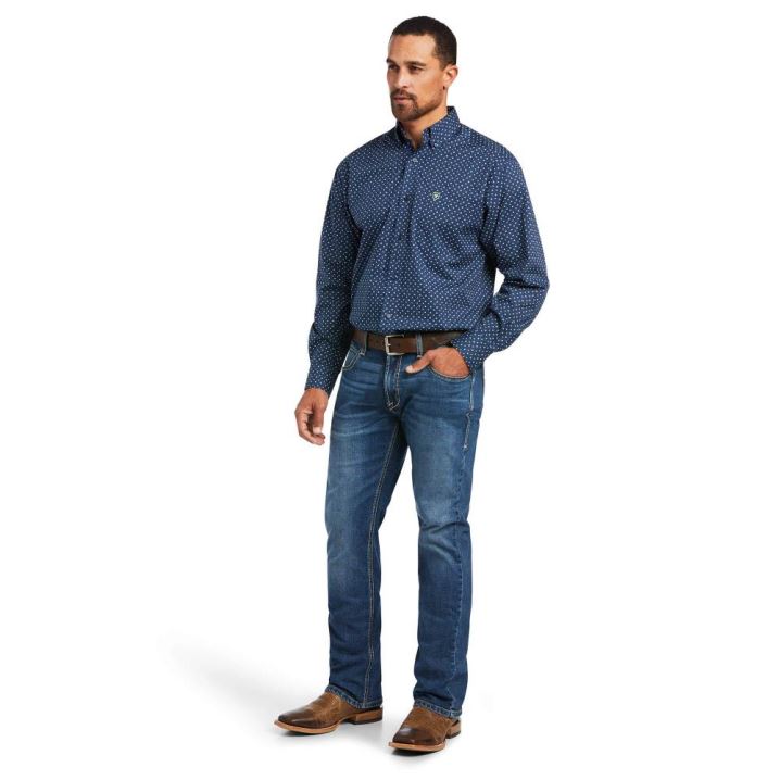 Ariat Dante Stretch Klassische Fit Shirt Tiefes | QUDdK7ah