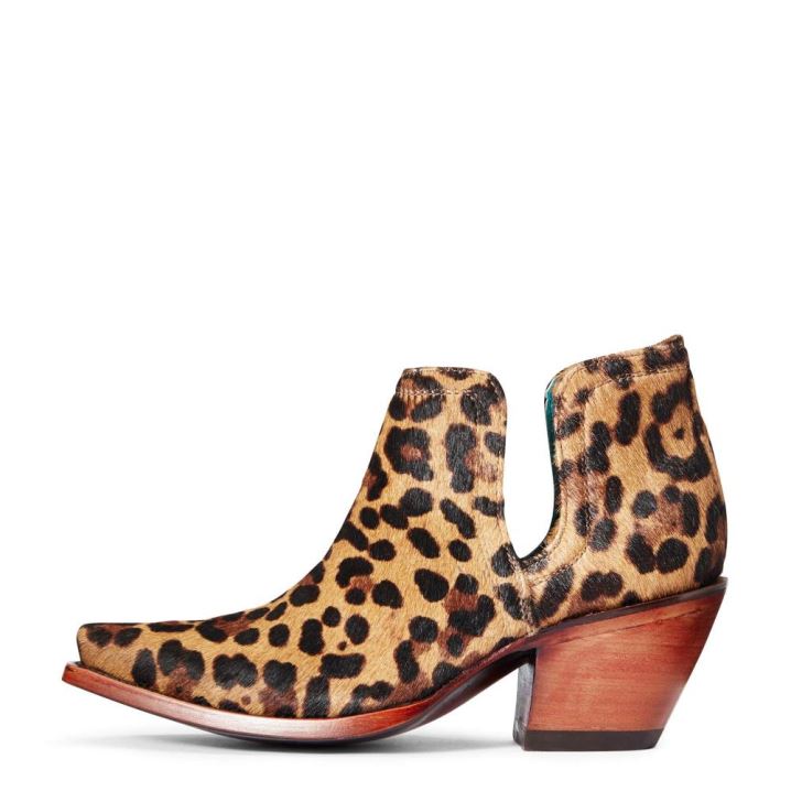 Ariat Dixon Haircalf Western Boot Leopard | QKQZc78I