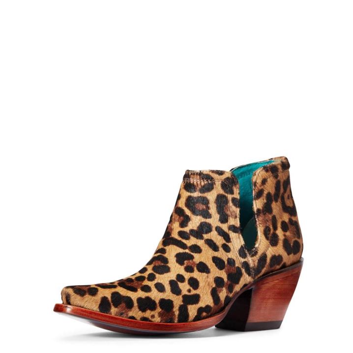 Ariat Dixon Haircalf Western Boot Leopard | QKQZc78I