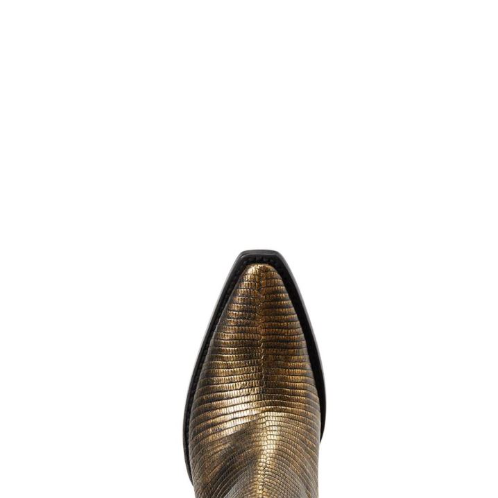 Ariat Dixon Lizard Western Boot Gold | eakN4vwZ