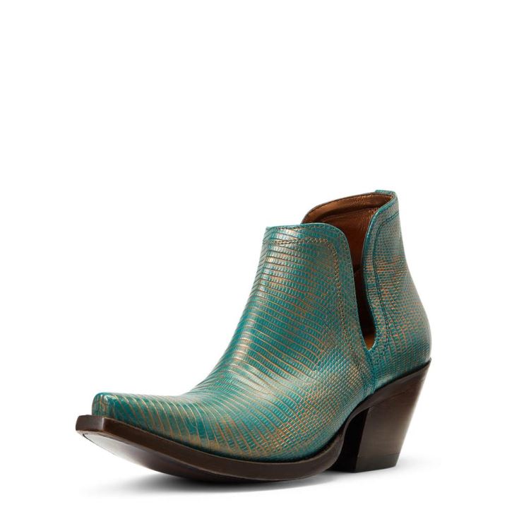 Ariat Dixon Lizard Western Boot Metal | mVybjQWj