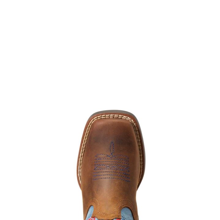 Ariat Double Kicker Western Boot Braun | nWCoHSZv