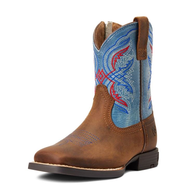 Ariat Double Kicker Western Boot Braun | nWCoHSZv