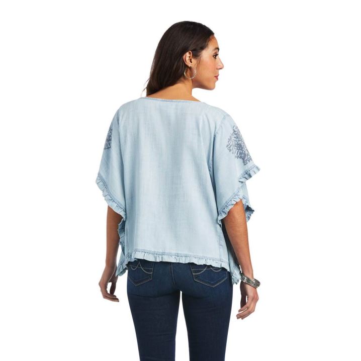 Ariat Eden Top Hellblau | IZdyV06l