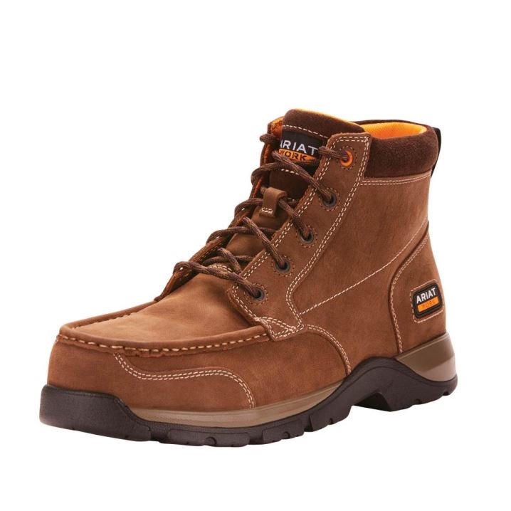 Ariat Edge LTE Chukka Composite Kappe Arbeits Boot Dunkelbraun | GwLswzeg