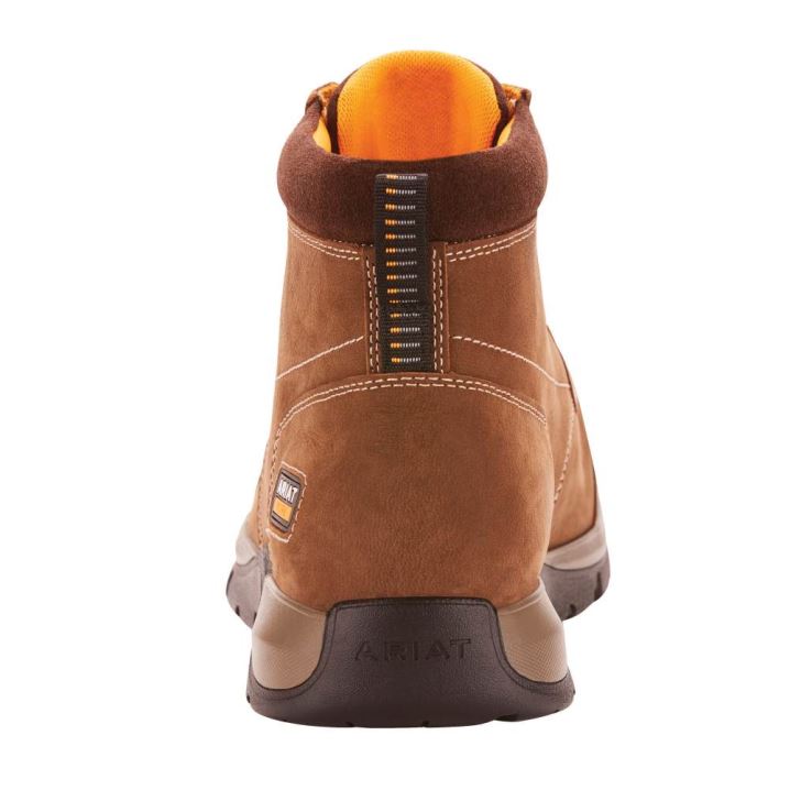 Ariat Edge LTE Chukka Composite Kappe Arbeits Boot Dunkelbraun | GwLswzeg