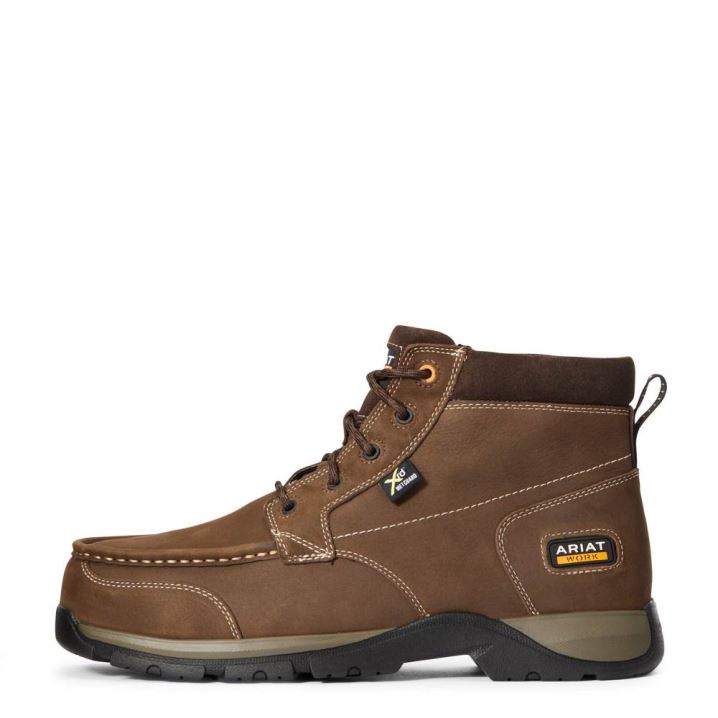 Ariat Edge LTE Chukka MetGuard Composite Kappe Arbeits Boot Dunkelbraun | yCivpUa6