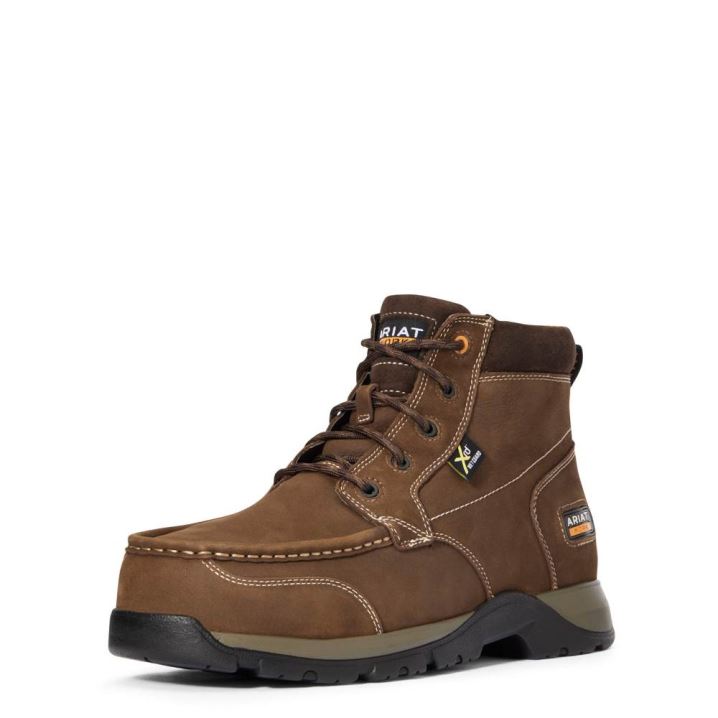 Ariat Edge LTE Chukka MetGuard Composite Kappe Arbeits Boot Dunkelbraun | yCivpUa6