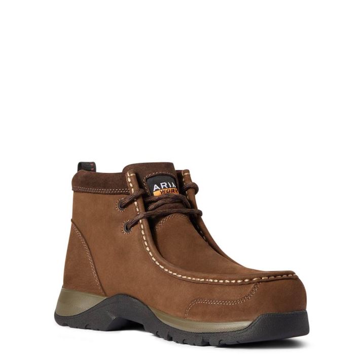 Ariat Edge LTE Moc Composite Kappe Arbeits Boot Dunkelbraun | If9H7Ijn