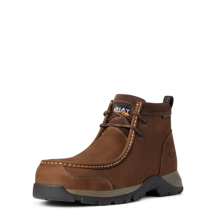 Ariat Edge LTE Moc Composite Kappe Arbeits Boot Dunkelbraun | If9H7Ijn